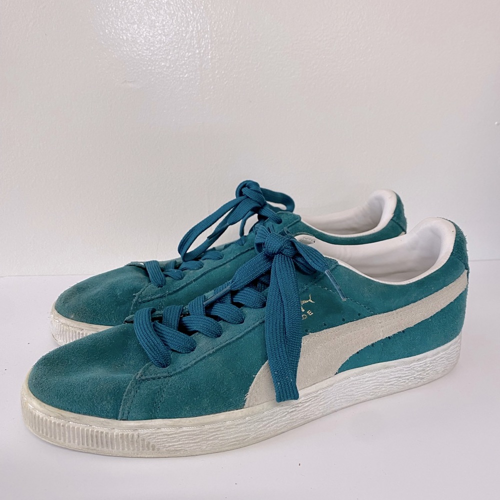 Puma Suede Shoes Teal Men’s 10
